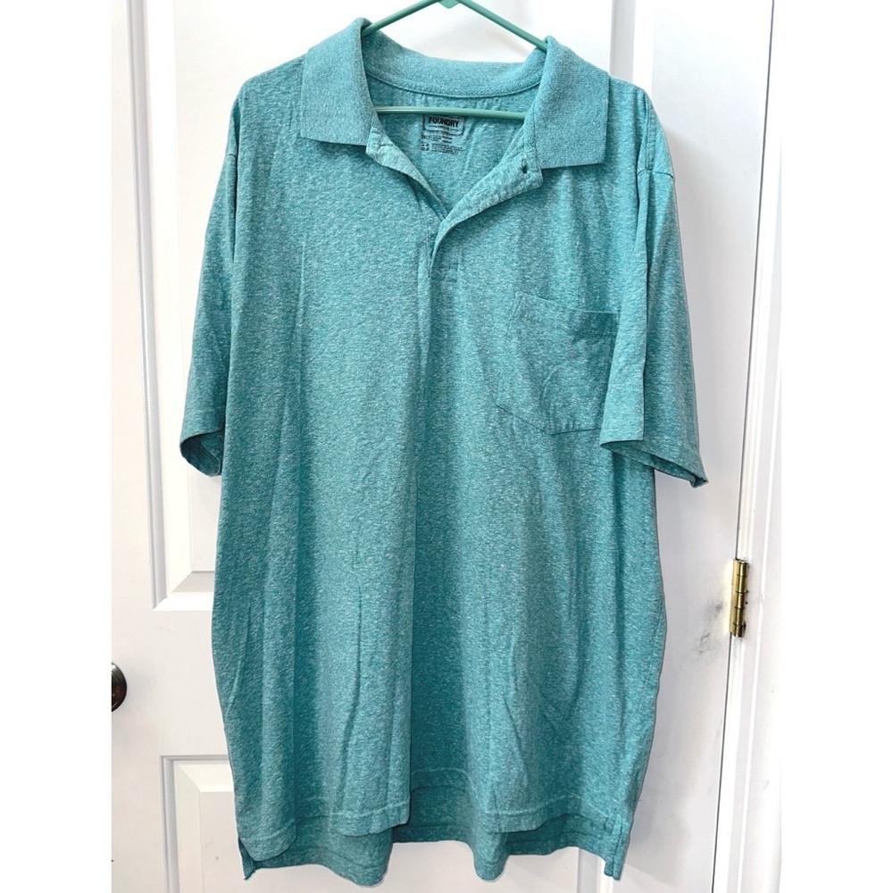 Men’s The Foundry Supply Co. blue polo shirt